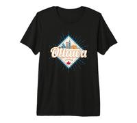 Ottawa Skyline Ontario Retro Canadá Vintage Recuerdo Camiseta Premium