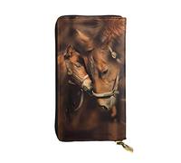 Otter - Cartera de cuero de gran capacidad para mujer, tarjetero de cuero para hombre y mujer, Caballo, Talla única, Classic