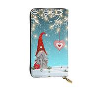 Otter - Cartera de cuero de gran capacidad para mujer, tarjetero de cuero para hombre y mujer, Gnomo tradicional de Navidad., Talla única, Classic