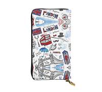 Otter - Cartera de cuero de gran capacidad para mujer, tarjetero de cuero para hombre y mujer, Londres, Talla única, Classic