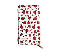 Otter - Cartera de cuero de gran capacidad para mujer, tarjetero de cuero para hombre y mujer, Mariquita, Talla única, Classic