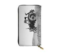 Otter - Cartera de cuero de gran capacidad para mujer, tarjetero de cuero para hombre y mujer, Tractor Agriculture Tranquil, Talla única, Classic