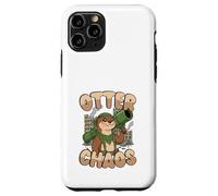 Otter Chaos Kawaii Animal Juego de Palabras Divertido Lindo Carcasa para iPhone 11 Pro