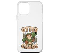 Otter Chaos Kawaii Animal Juego de Palabras Divertido Lindo Carcasa para iPhone 12 Mini