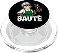 Otter Chef Salteado Cocinando Gráfico Animal PopSockets PopGrip para MagSafe