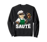 Otter Chef Salteado Cocinando Gráfico Animal Sudadera