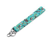 Otter Gifts Lanyard Lanyard Llavero Llavero Llavero Llavero para Mujer Lindo Cordones Lanyard ID Holder Tela Algodón Cordón Cordón Preescolar Regalo Profesor Regalo para su Jefe (Azul)