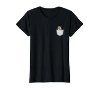 Otter Pocket Animal Lover Realista Río Vida Silvestre Arte Camiseta gráfica económica, Mujer, Negro, XL