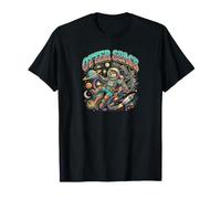 Otter Space Astronaut Science Camp Animal Juego de Palabras Divertido Camiseta