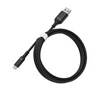 Otterbox Cable Reforzado USB-A a Micro USB, Cable de Carga para Smartphone e Tablet, Ultra Resistente, testeado para doblados y torsiones, 2M, Negro