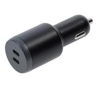 OtterBox Cargador de Coche de Dos Puertos USB-C 100W, Cargador de Carga Rápida para Smartphones y Tablets, Rugerizado, Ultra Duradero, Negro