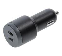 OtterBox Cargador de coche de Dos puertos USB-C 65W, Negro | Cargador de Carga Rápida para Smartphones y Tablets, Rugerizado, Ultra Duradero