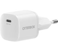 OtterBox Cargador de Pared Standard EU 30W USB-C, Blanco | Cargador de pared 30W USB-C PD GaN, carga rápida para Smartphones y Tablets, resistente a caídas, Rugerizado, Ultra Duradero