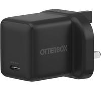 OtterBox Cargador de Pared Standard UK 45W USB-C, Negro | Cargador de pared 45W USB-C PD GaN, carga rápida para Smartphones y Tablets, resistente a caídas, Rugerizado, Ultra Duradero