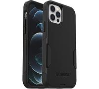 Otterbox Funda para iPhone 12 / iPhone 12 Pro Commuter, Resistente a Golpes y caídas, Rugerizada, Protectora, Testada 3X estándares Militares anticaídas,Antomicrobiana, Negro