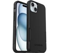 OtterBox Commuter Funda para iPhone 15 Plus/14 Plus, Negro | Resistente a golpes y caídas, Reforzada, Protectora, Testada 3x estándares Militares anticaídas, Sin Caja Retail