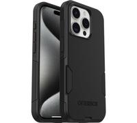 OtterBox Funda para iPhone 15 Pro Commuter, Resistente a Golpes y caídas, Rugerizada, Protectora, Testada 3X estándares Militares anticaídas, Negro, Sin Caja Retail