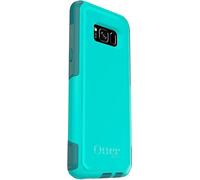OtterBox Commuter Series - Funda para Samsung Galaxy S8+ con PopGrip - Embalaje no minorista - Aqua Mint Way (Aqua Mint/Mountain Range Green)