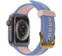 Correa de Reloj OtterBox para Apple Watch Series 10/9/8/7/6/SE 2.ª gen/SE 1.ª gen/5/4-40mm/41mm/42mm, Correa de Silicona de Tacto Suave y Resistente al Desgaste para Apple Watch, Azul/Beige