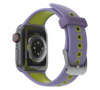 Correa de Reloj OtterBox para Apple Watch Series 10/9/8/7/6/SE 2.ª gen/SE 1.ª gen/5/4-40mm/41mm/42mm, Correa de Silicona de Tacto Suave y Resistente al Desgaste para Apple Watch, Morado/Verde