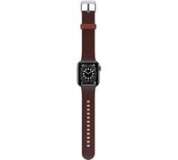 Correa de Reloj OtterBox para Apple Watch Series 10/9/8/7/6/SE 2.ª gen/SE 1.ª gen/5/4-44mm/45mm/46mm, Correa de Silicona de Tacto Suave y Resistente al Desgaste para Apple Watch, Marrón/Rojo