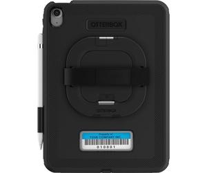 OtterBox Defender for Business con Soporte/Correa de Mano para iPad de 10ª generación (Solamente) V2, Color Negro, no Incluye Protector de Pantalla (una Sola Unidad se envía en Bolsa de plástico