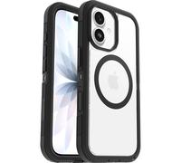 Otterbox Defender Series Pro XT Clear MagSafe Funda para iPhone 17, Resistente a Golpes y caídas, Ultra-Rugerizada, Testada 7X con estándares Militares anticaídas, Transparente/Negro