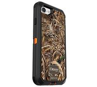 OtterBox Defender Series Case for iPhone SE (3rd and 2nd Gen) and iPhone 8/7 - Frustration Free Packaging - Realtree MAX 5HD (Blaze Orange/Black/MAX 5 Design)