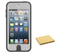 OTTERBOX Defender Series - Funda para iPod Touch de 7ª generación, compatible con 5ª y 6ª generación, incluye paño de limpieza, paquete a granel (blanco/gris)