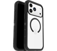 Otterbox Defender Series Pro XT Clear MagSafe Funda para iPhone 17 Pro MAX, Resistente a Golpes y caídas, Ultra-Rugerizada, Testada 7X con estándares Militares anticaídas, Transparente/Negro