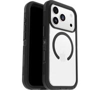 Otterbox Defender Series Pro XT Clear MagSafe Funda para iPhone 17 Pro, Resistente a Golpes y caídas, Ultra-Rugerizada, Testada 7X con estándares Militares anticaídas, Transparente/Negro