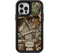 OtterBox Defender Series Screenless Edition - Funda para iPhone 12 y iPhone 12 Pro (Solamente), Solo Funda, Embalaje no minorista, Realtree Edge (Negro/gráfico Realtree Edge)