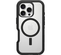 Otterbox Defender Series XT Funda para iPhone 16 Pro, Transparent/Negro | MagSafe, Resistente a golpes y caídas, Ultra-Reforzada, Testada 7x con estándares Militares anticaídas, Sin Caja Retail