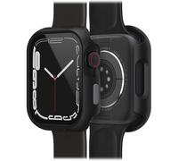 OtterBox Eclipse para Apple Watch Series 9/8/7-45mm, Negro | Protector de Pantalla Cristal Templado, Resistente a Golpes y Caídas