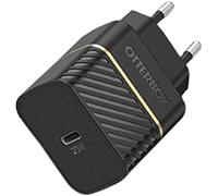OtterBox EU Cargador de Pared USB-C PD 20W, Cargador de Carga rápida para Smartphones y Tablets, Resistente a caídas, Rugerizado, Ultra Duradero, Negro, Sin Pack Retail