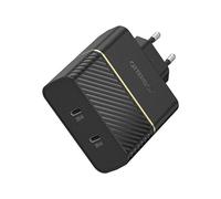 OtterBox EU Wall Charger 50W - 1X USB-C 30W + 1X USB-C 20W USB-PD, negro