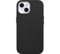 OtterBox Funda de Piel de Cactus simétrica para iPhone 15 para MagSafe, Color Negro (Negro), sostenible, se Ajusta a MagSafe, Ultra Elegante, Bordes elevados para Proteger la cámara y la Pantalla