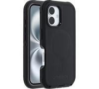 Otterbox Funda Defender Series MagSafe para iPhone 16, Negro | A prueba de golpes, a prueba de caídas, ultrarresistente, Testada 7x con estándares Militares anticaídas, Sin Caja Retail