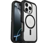 Otterbox Funda Defender Series XT Clear con imanes para iPhone 16 Pro, Resistente a Golpes, Ultra-Rugerizada, Testada 7X con estándares Militares anticaídas, Transparente/Negro, Sin Caja Retail