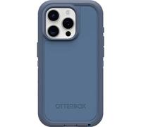 OtterBox Funda Defender Series XT para iPhone 15 Pro (solamente), color azul claro (azul), sin pantalla, resistente, se ajusta a MagSafe, accesorio de cordón