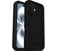 Otterbox Funda Frē Series MagSafe para iPhone 16, Resistente al Agua (IP68), Golpes y Elegante con Protector de Pantalla Integrado, Testada 5X con estándares Militares anticaídas, Negro