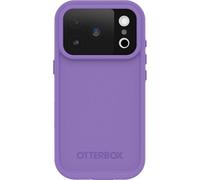 OtterBox Funda impermeable para iPhone 17 Pro (solo FR) con MagSafe - Regla de ciruela (morado) - Elegante y elegante - Funda impermeable para iPhone de hasta 2 metros - IP68 - Funda de teléfono para