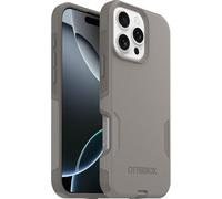 OtterBox Funda MagSafe de la serie Commuter para iPhone 16 Pro Max (solamente), color gris cómodo (beige), imanes integrados, delgada y resistente, fácil de usar, con protección de puerto, embalaje no