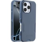 OtterBox Funda MagSafe de la serie Commuter para iPhone 16 Pro (solamente), jeans azul bebé (azul), imanes integrados, delgada y resistente, fácil de usar, con protección de puerto, embalaje no