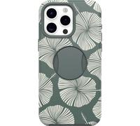 OtterBox Funda OtterGrip Symmetry Series para iPhone 15 Pro MAX (Solamente) - Island Getaway (Verde), Agarre Integrado, Funda Elegante, se Ajusta a MagSafe, Bordes elevados para Proteger la cámara y