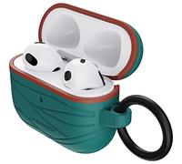 Otterbox Funda para Auriculares LifeProof,AirPods 3.ª gen 2021,Resistente a Golpes,Caídas,Ultra Fina, Protege contra Arañazos y Rasguños, Incluye Mosquetón, Fabricada de modo Sostenible,Verde Azulado