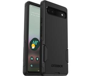Otterbox Funda para Google Pixel 6a Commuter, Resistente a Golpes y caídas, Rugerizada, Protectora, Testada 3X estándares Militares anticaídas,Antomicrobiana, Negro
