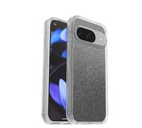 Otterbox Funda para Google Pixel 9 / Pixel 9 Pro Symmetry Clear, Resistente a Golpes y caídas, Funda Protectora Fina, Testada 3X con estándares Militares anticaídas, Stardust/Transparente