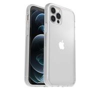 OtterBox Funda para iPhone 12/12 Pro React Series,Resistente a Golpes y caídas,Ultra-Fina, Protectora,Testada con los estándares Militares anticaídas, Transparente