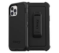 Otterbox Funda para iPhone 12 / iPhone 12 Pro Defender, Resistente a Golpes y caídas, Ultra-Rugerizada, Protectora, Testada 4X con estándares Militares anticaídas, Negro, Sin Pack Retail